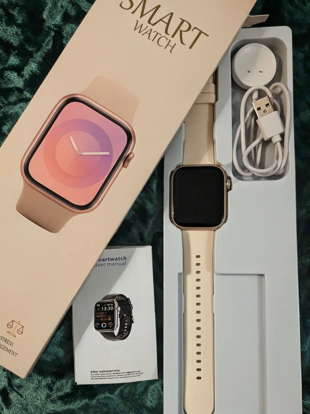 Smart Watch - Rose Gold Case with Pink Band